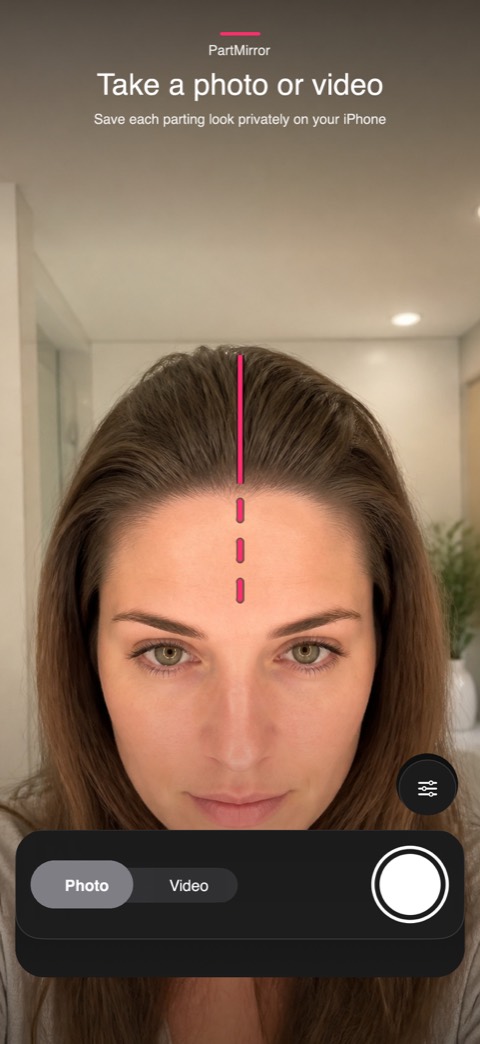 Take a photo or video. Save each parting look privately on your iPhone