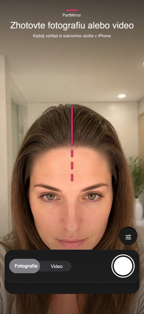 Zhotovte fotografiu alebo video. Každý vzhľad si súkromne uložte v iPhone